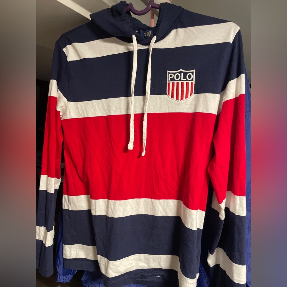 Polo Ralph Lauren striped sheild sweater